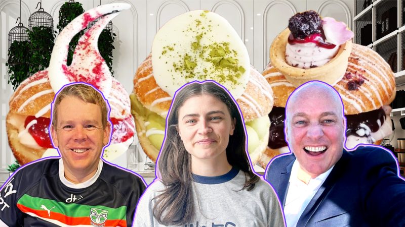 A bakery is having a 'donut election' with flavours for each NZ political party and I vote YUM 