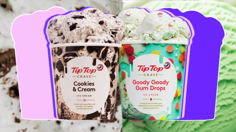 Tip Top's bringing back Goody Goody Gum Drops + Cookies and Cream tubs, but not as we know them