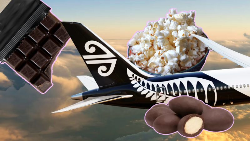 From choc wafers to meringue popcorn: Air New Zealand announces their 14 new in-flight snacks