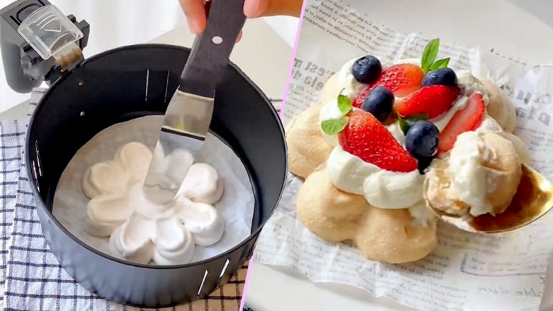 Make the perfect summer pavlova you can whip up in your air fryer 