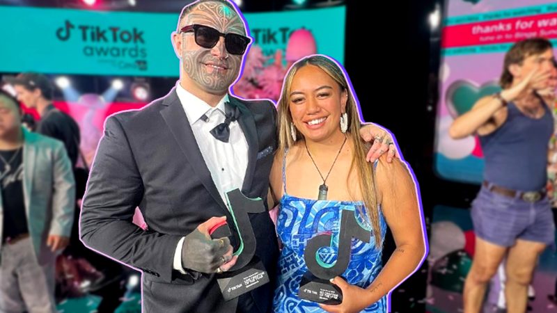 Two Kiwis won big at the TikTok Awards with one crowned the first ever 'NZ Creator of the Year'