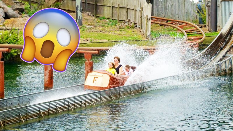 OMFG: The Log Flume flipped at Rainbow’s End and they had to shut it down