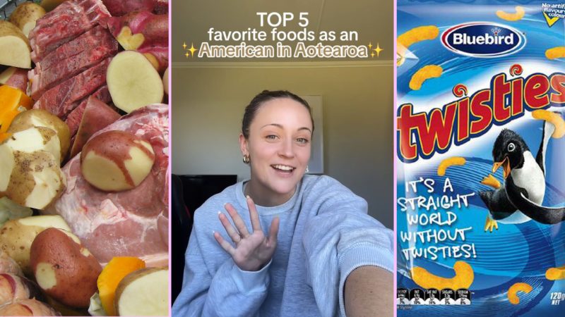 US TikToker ranks her 5 fave NZ foods that are 'sooo much better' than the American stuff 