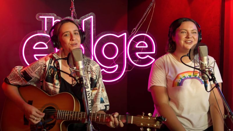WATCH: Kaylee Bell and NAVVY perform their new song live at The Edge and it's giving gal POWER