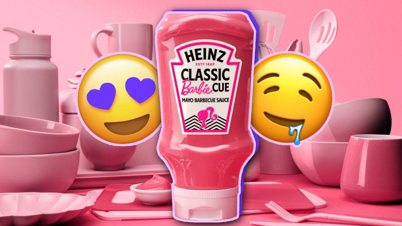 Heinz just dropped a limited PINK 'Barbie-cue' sauce to make our childhood dreams come true