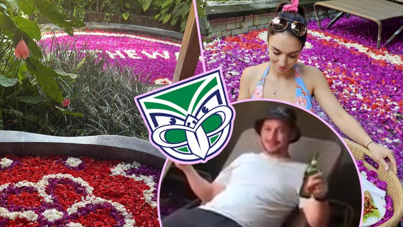 Girlfriend of the year surprises her man with NZ Warriors-themed surprise on their Bali holiday